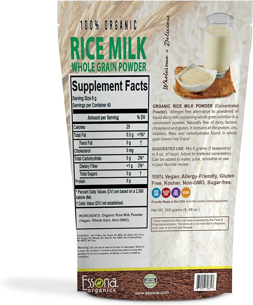 นมสำหรับผู้สูงอายุ ยี่ห้อไหนดี Rice Milk